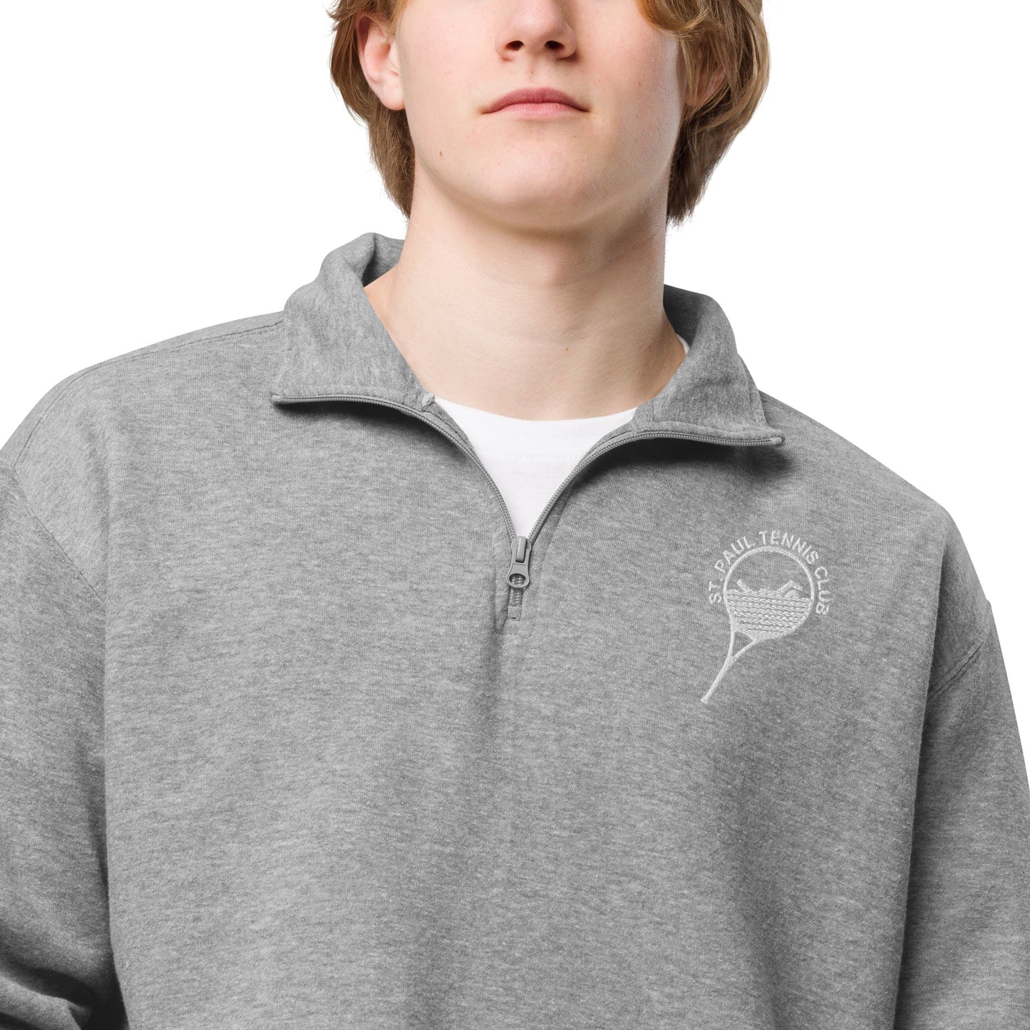 Unisex fleece pullover
